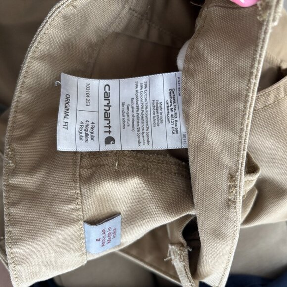Carhartt Women's Work Pants Size 4 - Picture 3 of 4